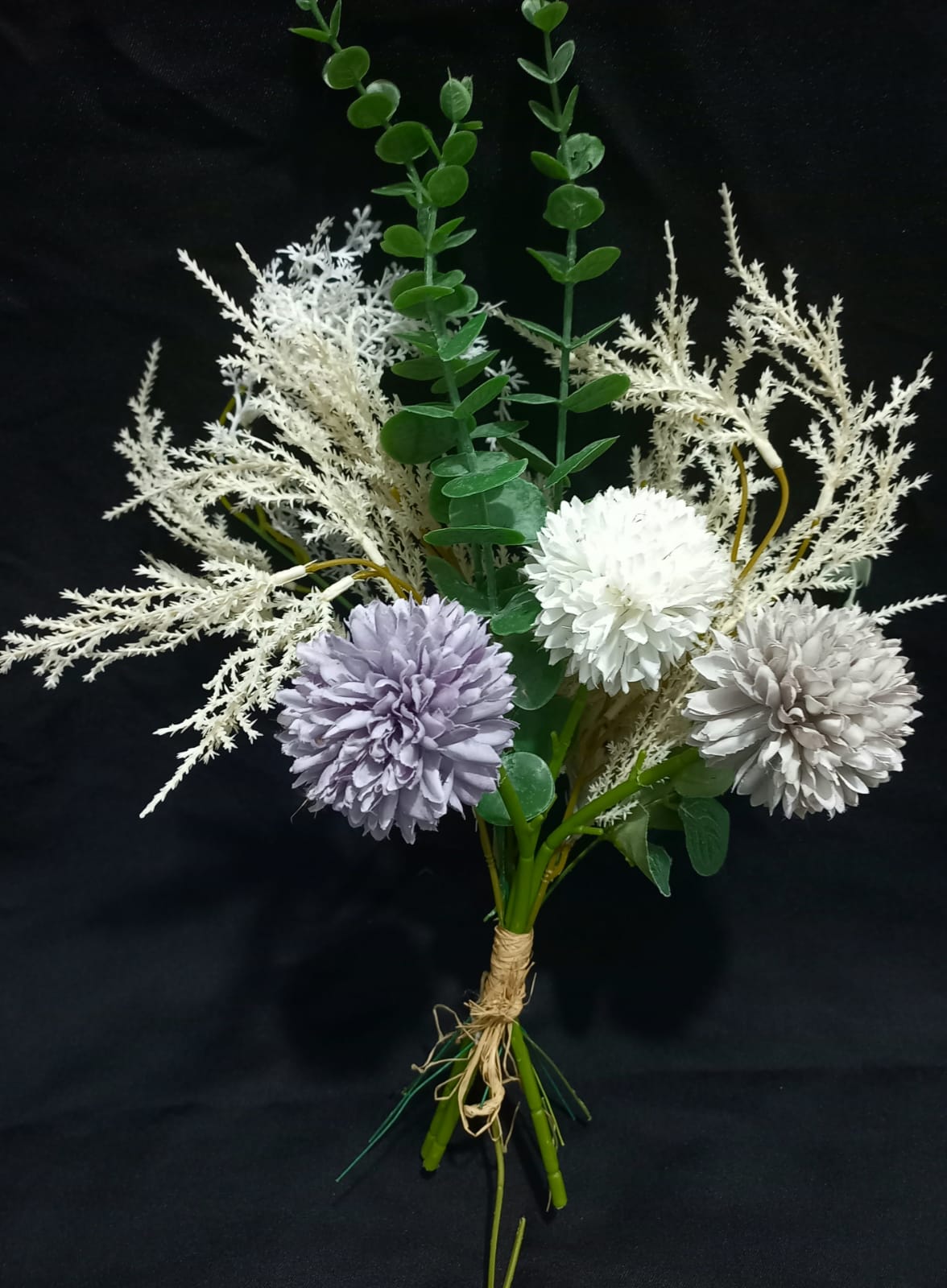 Dry flowers purple