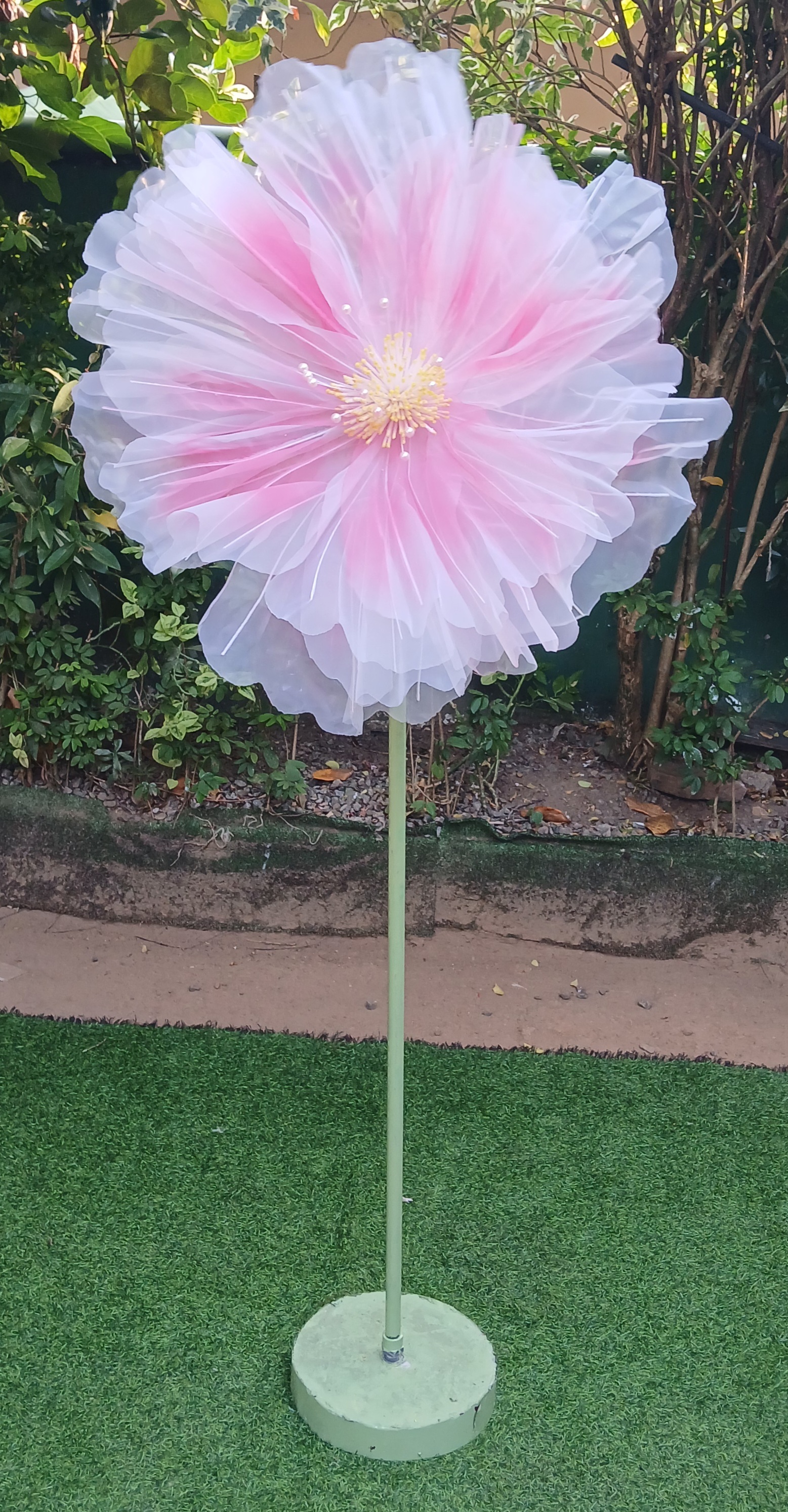 Light Pink Organza Flowers