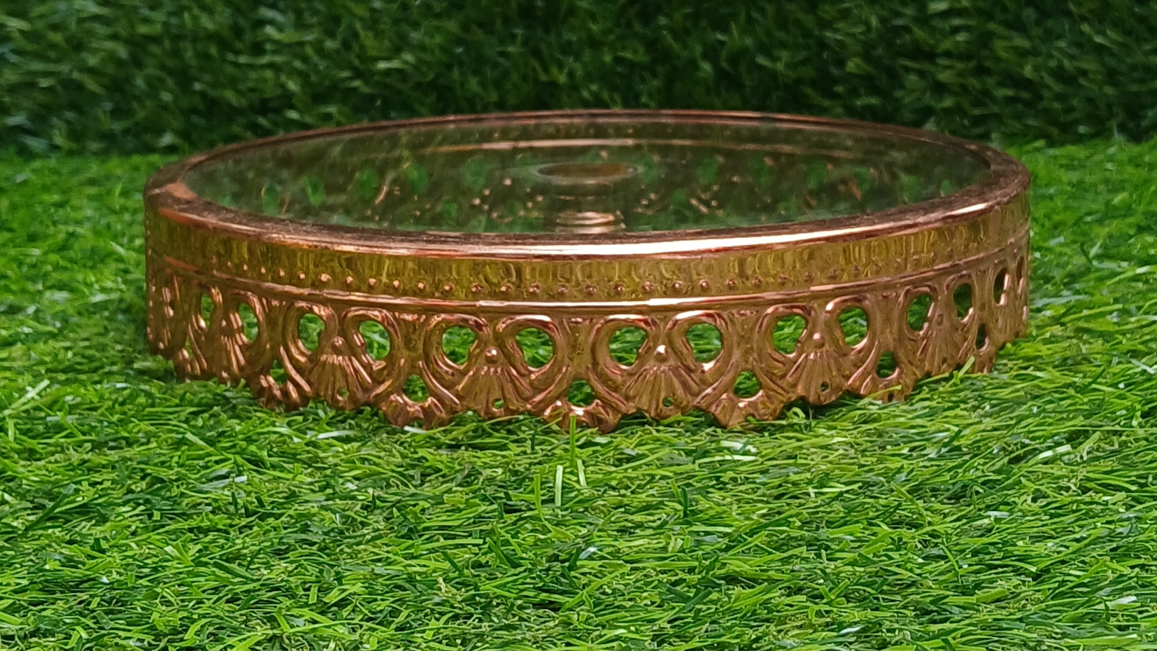 Rose Gold Crystals - Small Cake Stand - Top Only
