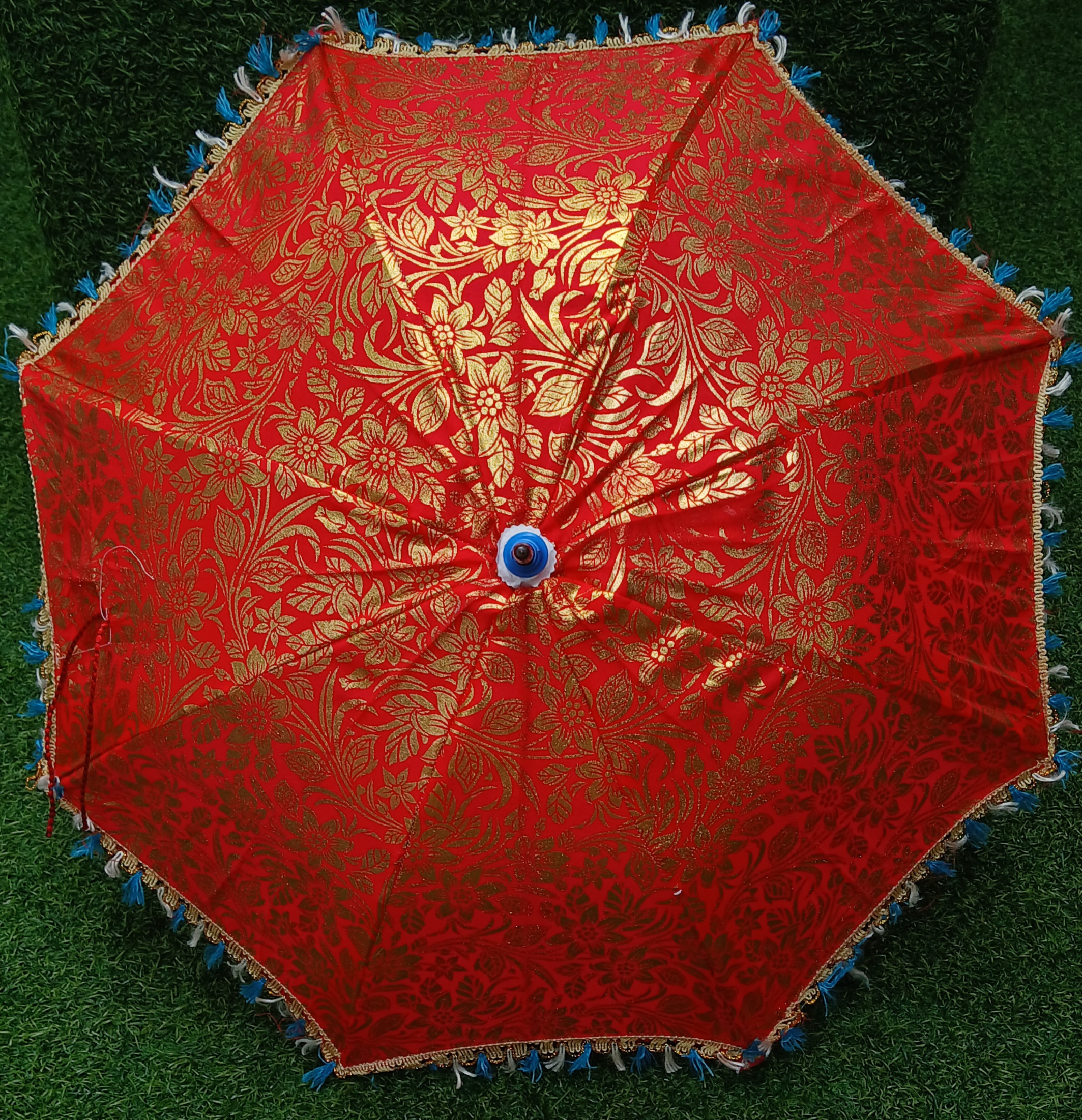 Mehendi Umbrella Red