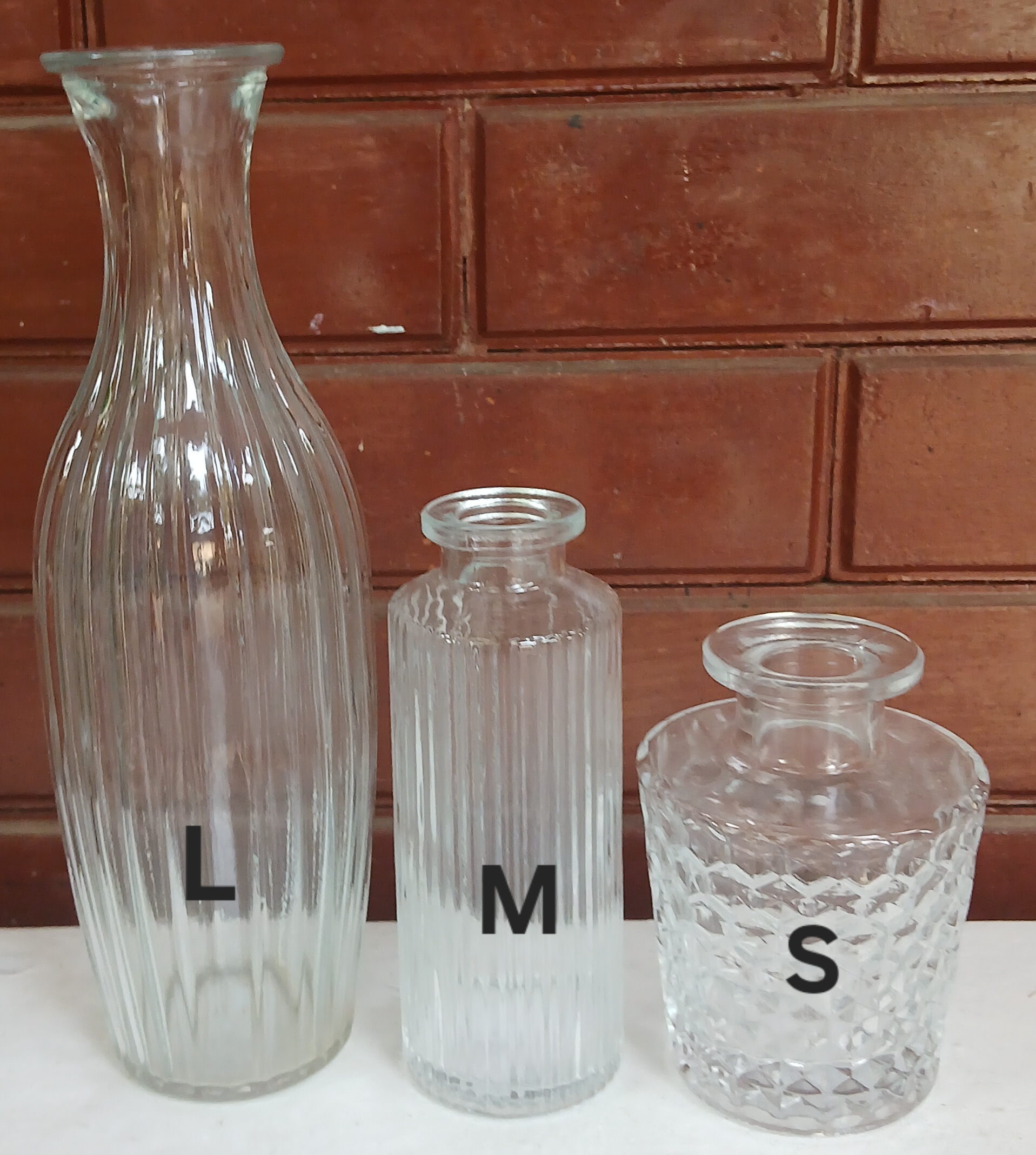 Glass Bottles - Small - NNS