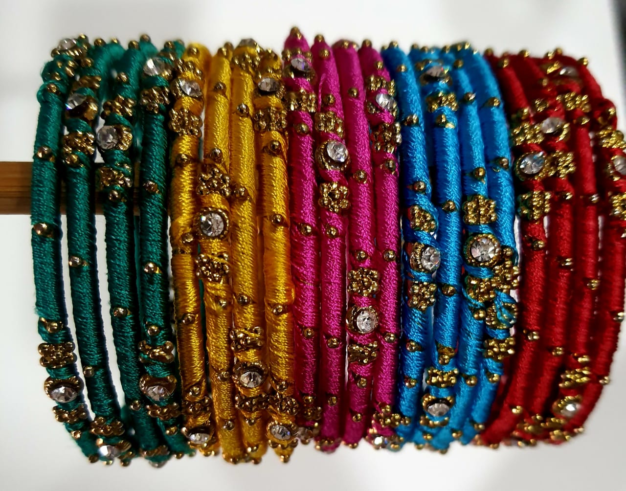 Thread bangles