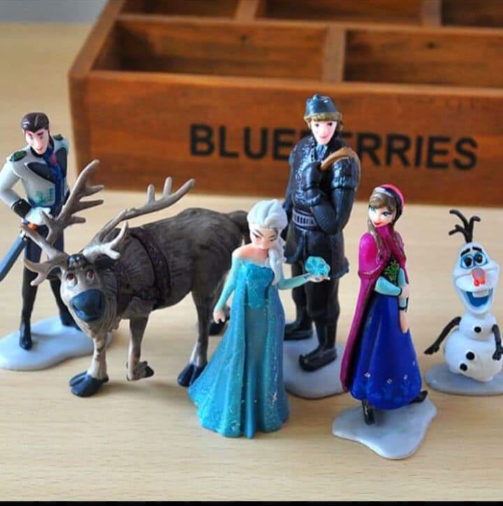 Frozen topper set 6 pcs