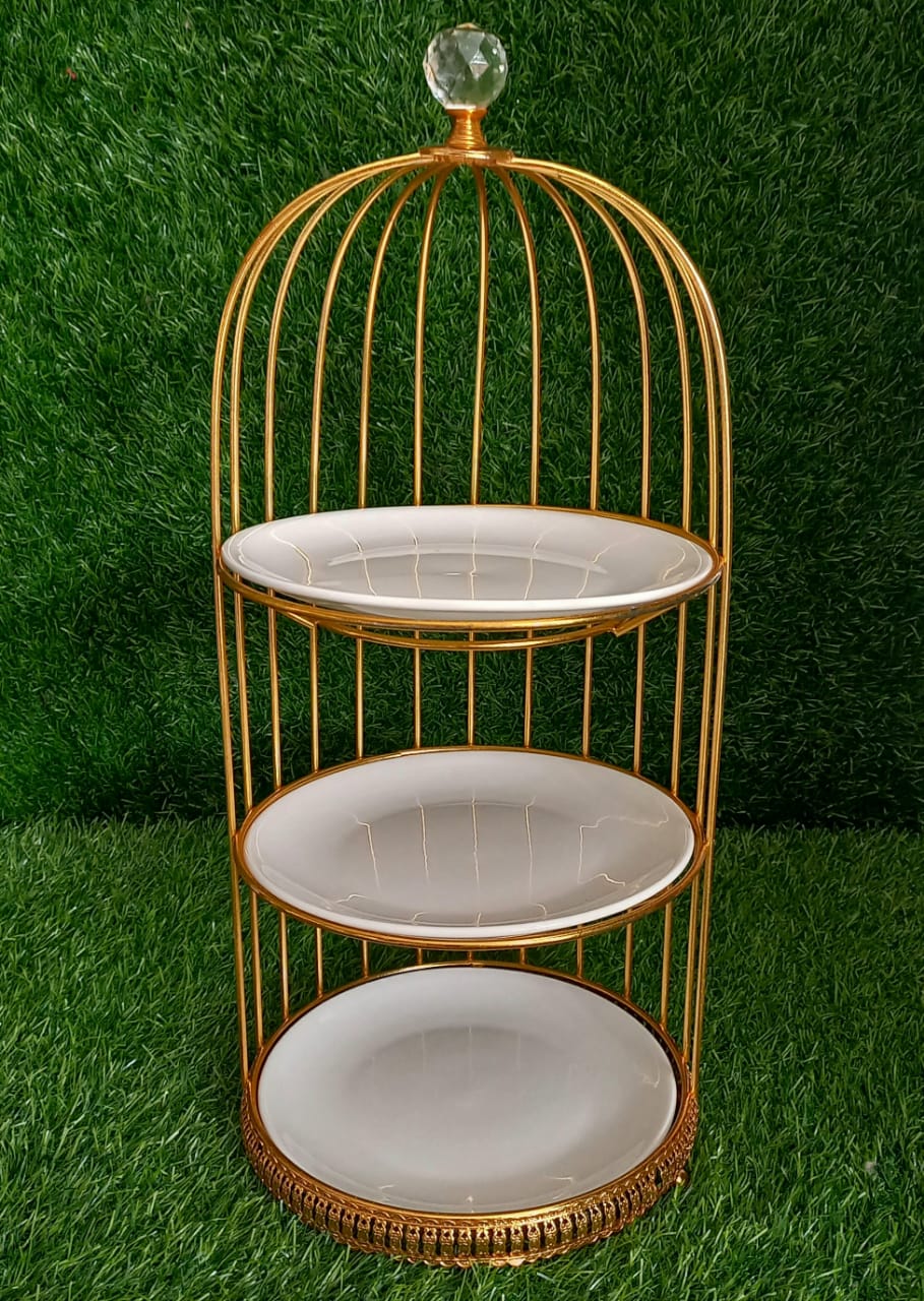 Plate D 10 inches
 H 19 inches