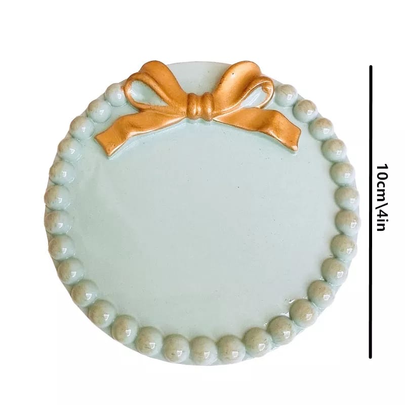 Green Circular Cookie Plate