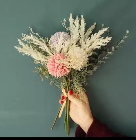 Dry flowers bunch multi