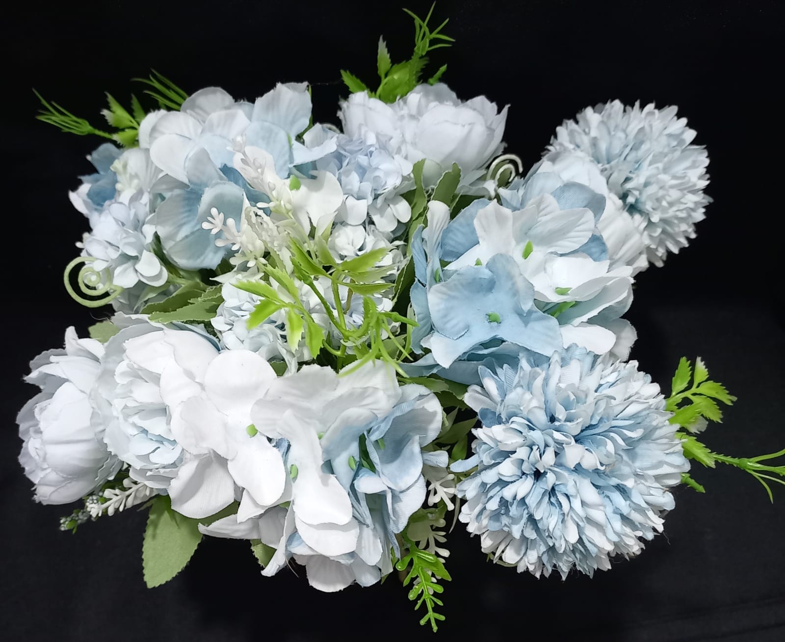 Pastal blue flower bunch