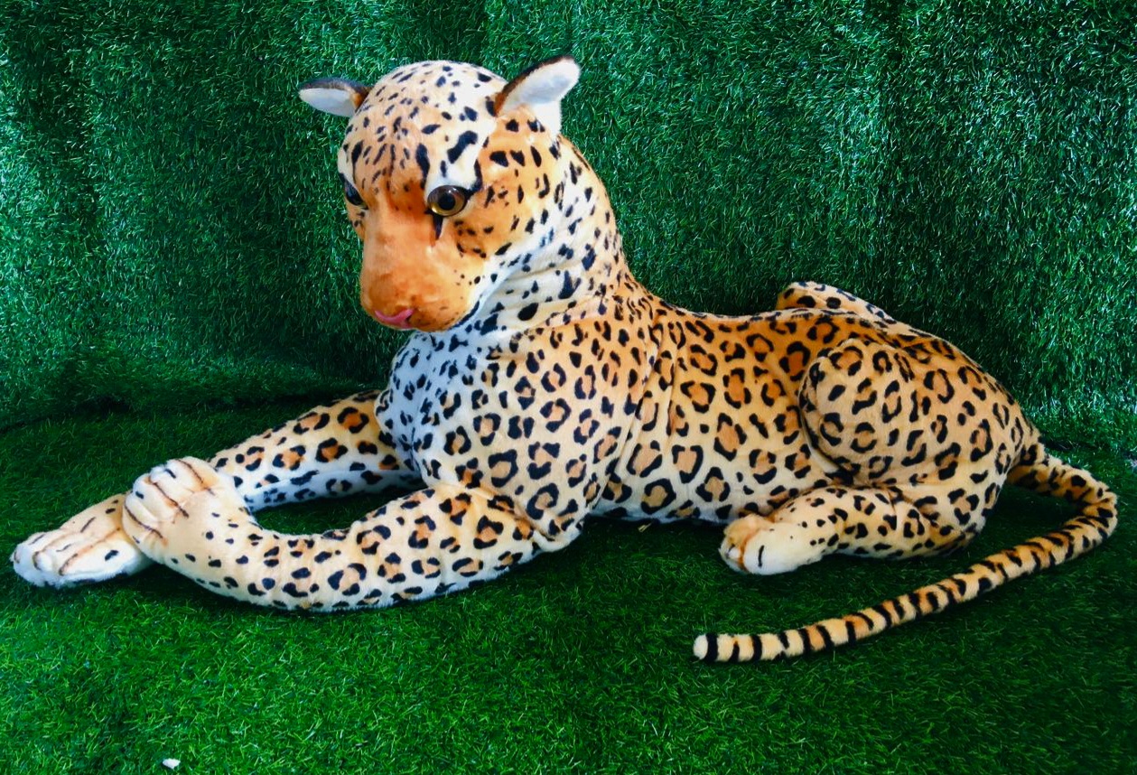 Large Leopard Orange animals