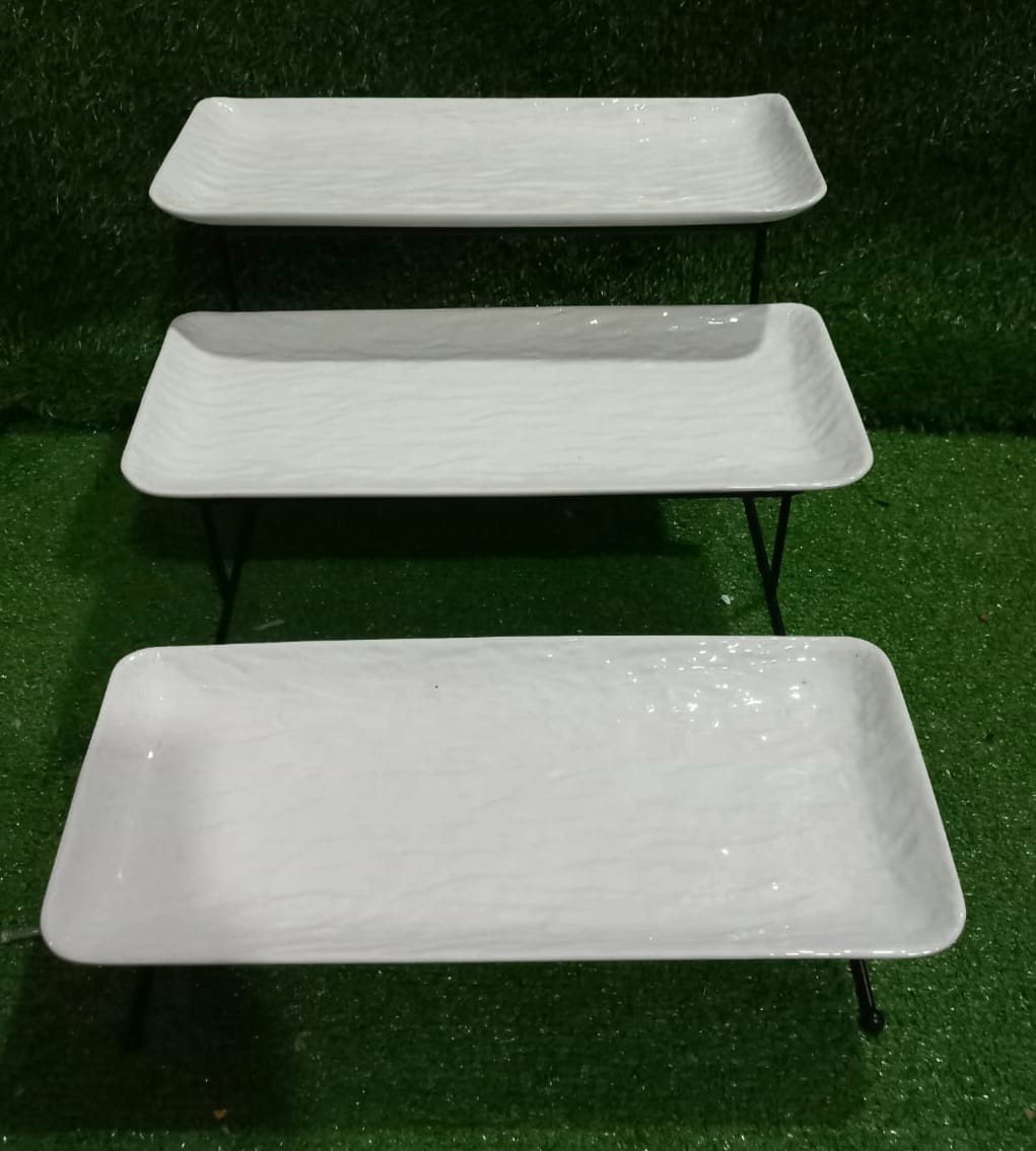 Rectangular platter set design 2( all Medium plates) - Food