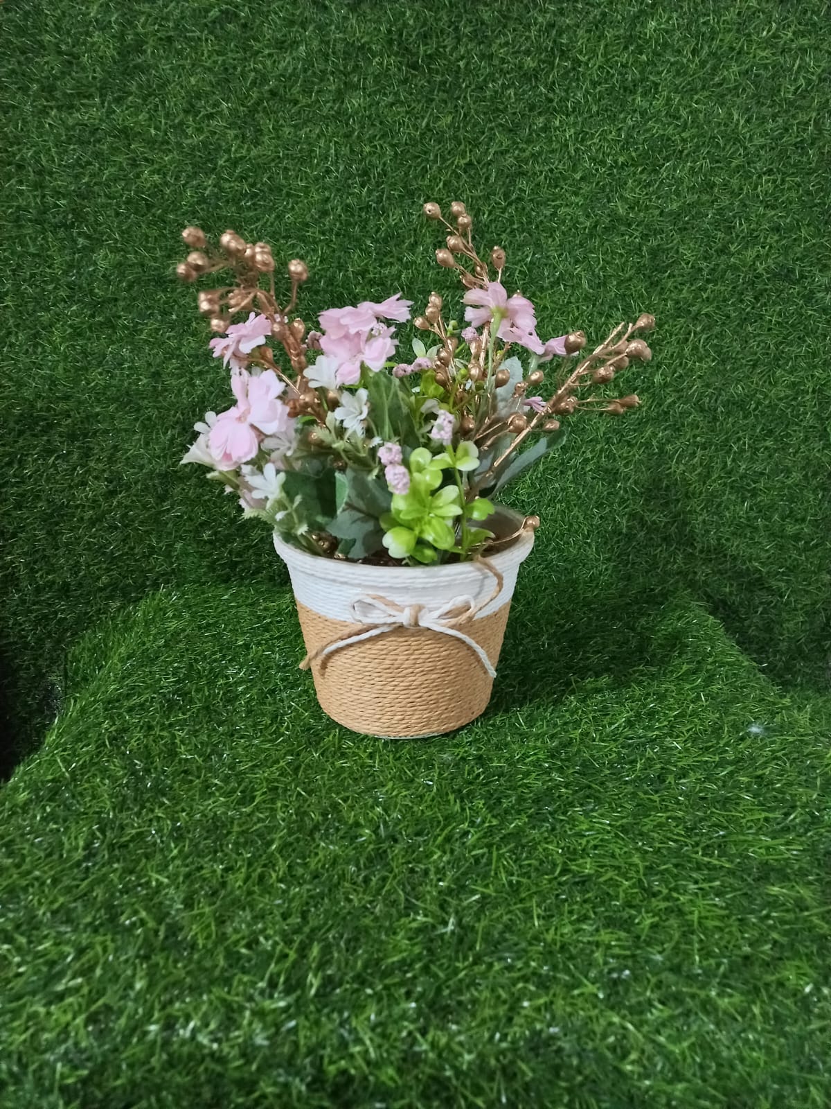 Nude Vase With Flowers