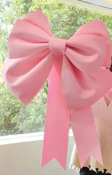 Pink Bow For Backdrops