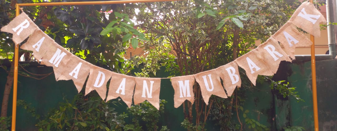 Ramadan Mubarak Banner - Jute HH