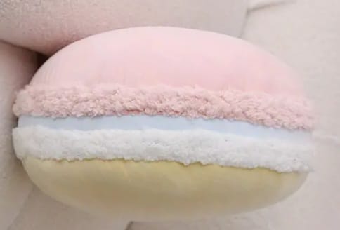 Double Sided Macroon Cushion - Candy