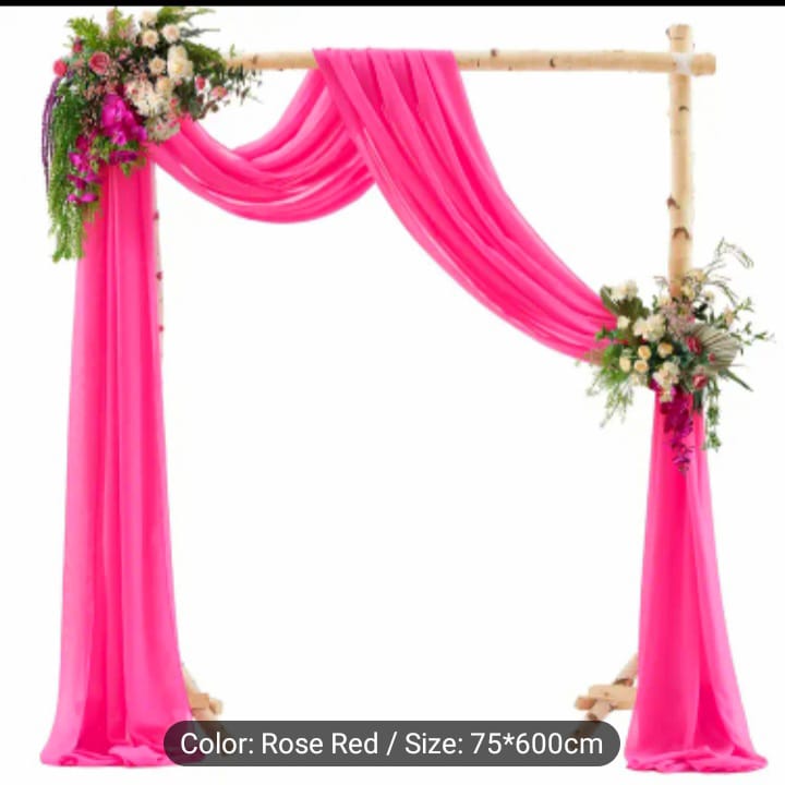 Hot Pink Drape - Curtains