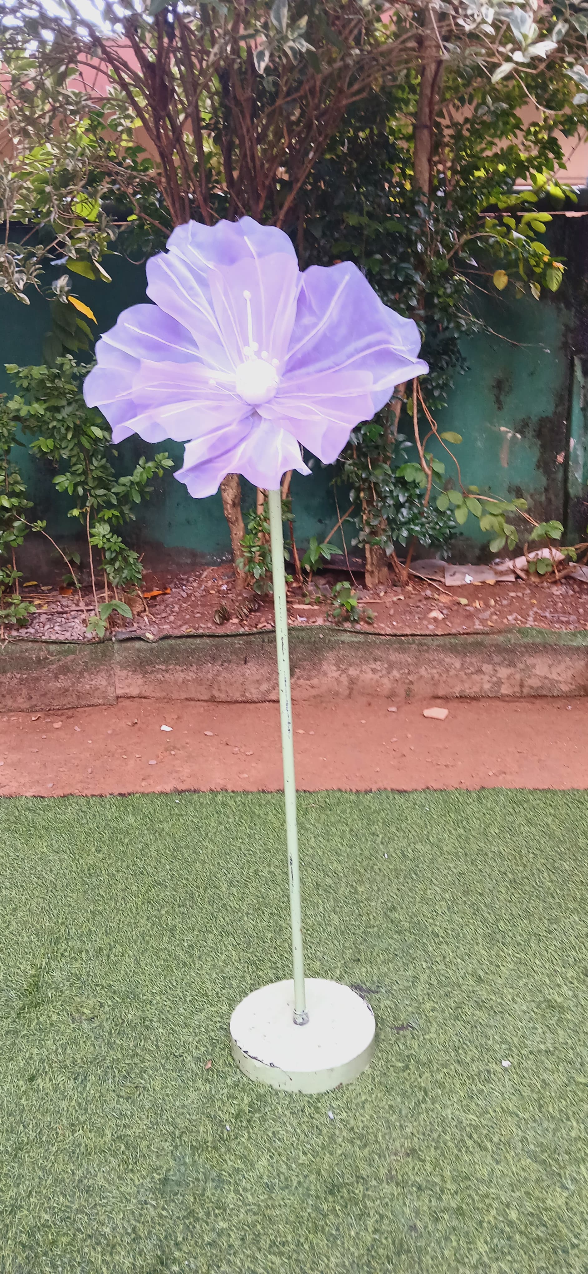 Purple Organza Flowers Medium