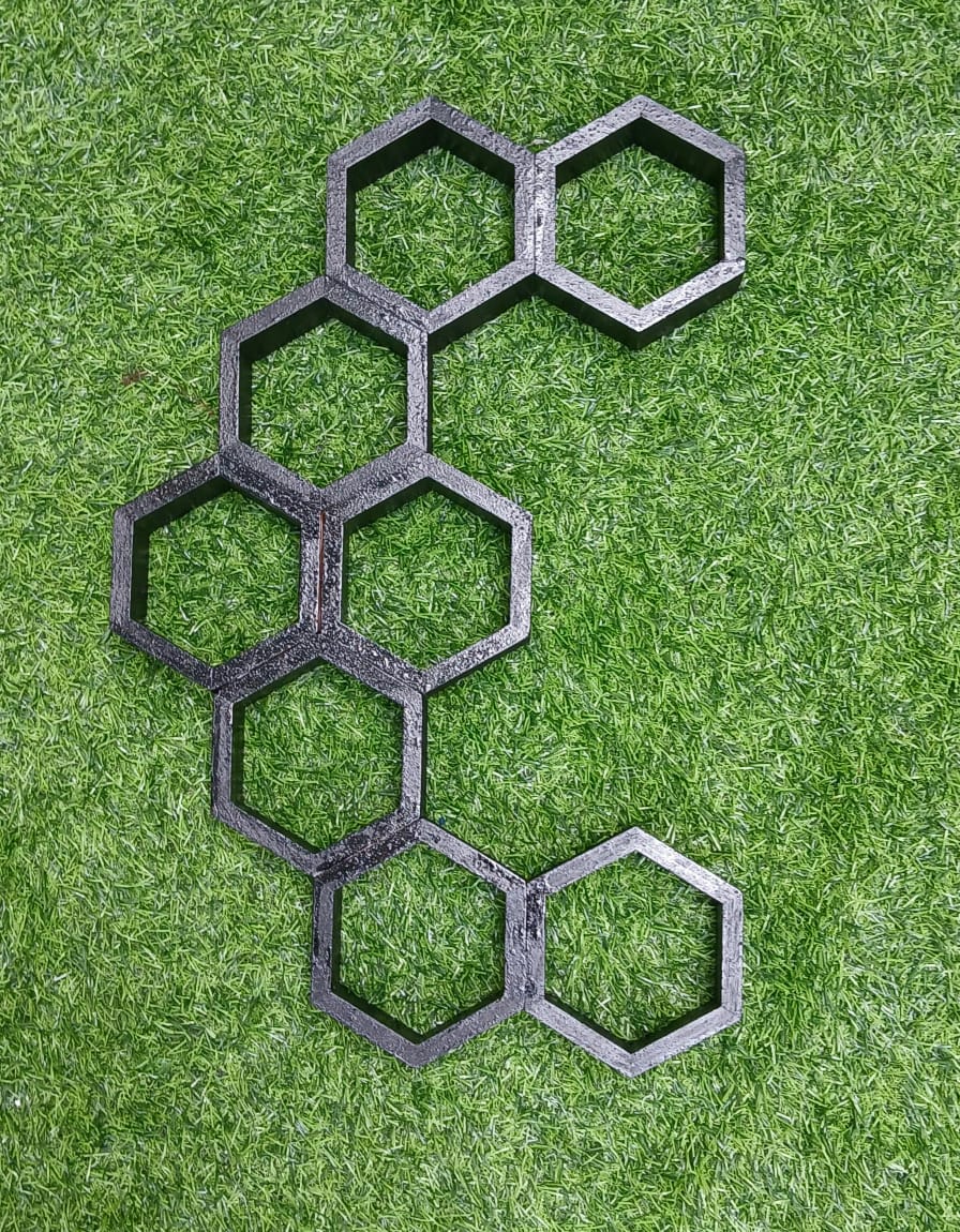 Hexagonal Honey Comb - Black