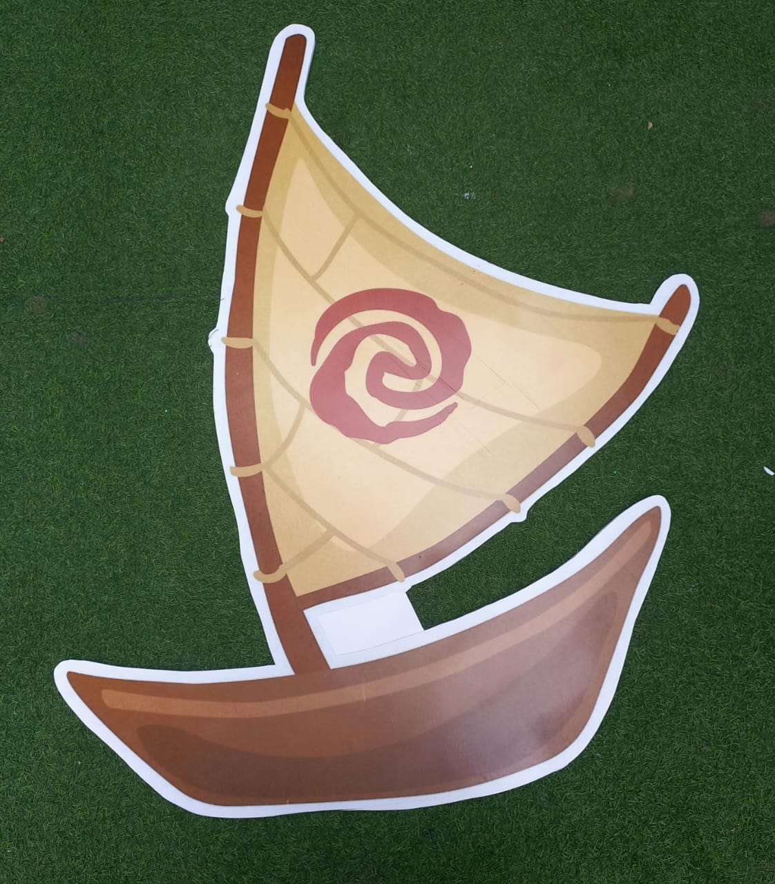 Moana Boat CutOut - WithOut Support