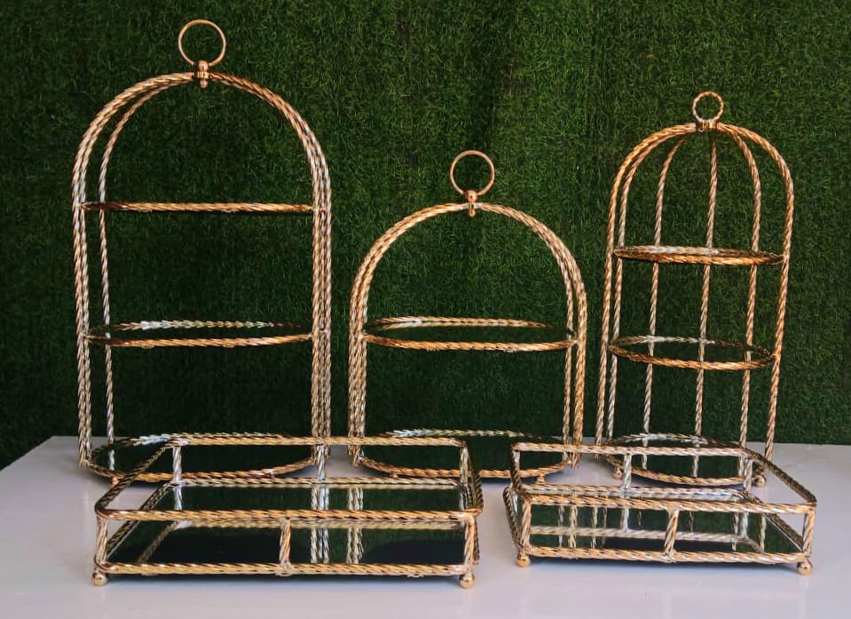 05 Pcs Luxary Tray Set NNS- food