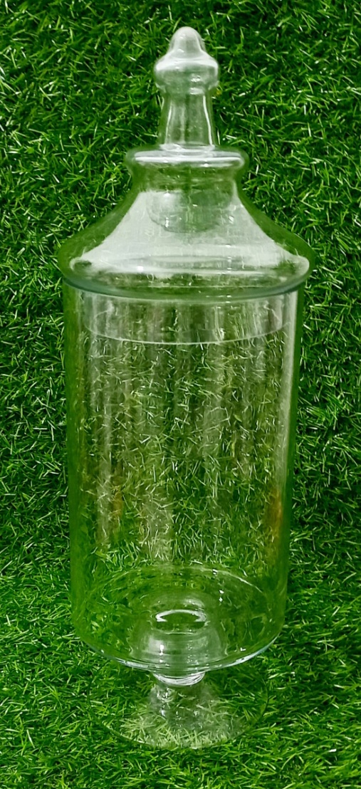 With Lid 
Height : 16 Inches
WithOut Lid
Height : 09.5 Inches
Diameter : 04.5 Inches