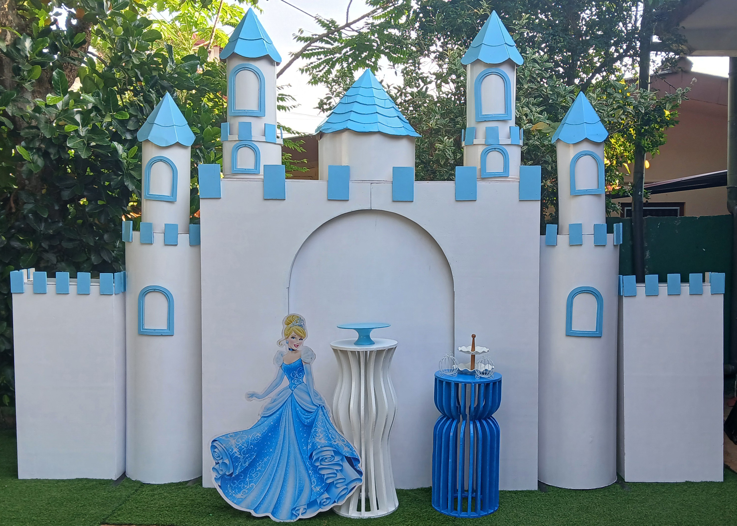 Princess Theme SetUp / Cinderella / Blue / White