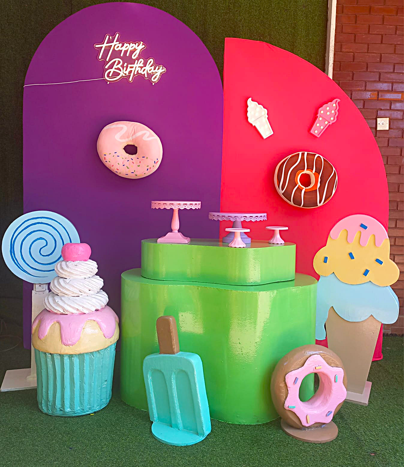 Candy Theme SetUp / Pink / Purple / Yellow