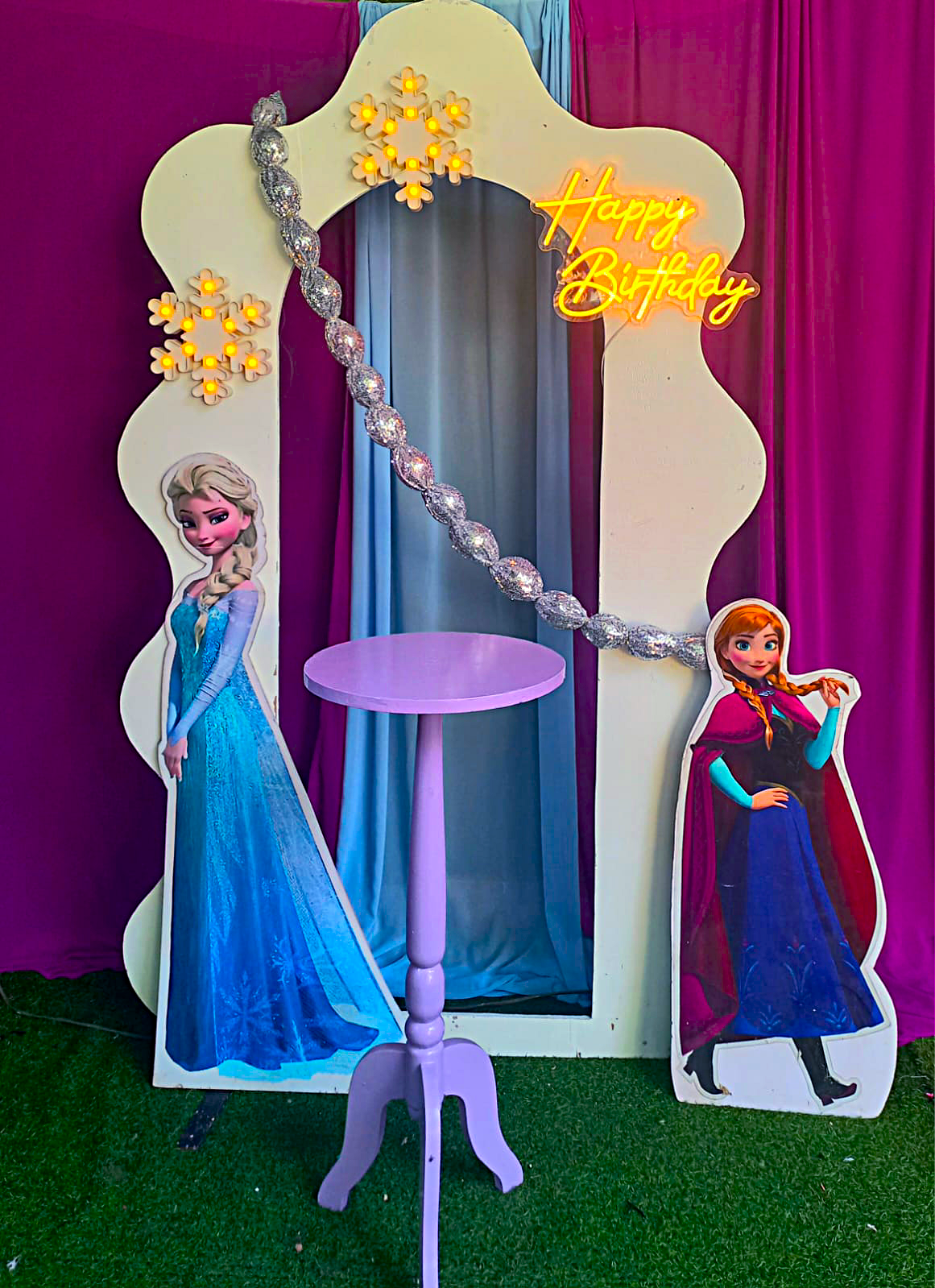 Frozen Theme SetUp / Purple / Blue / Silver