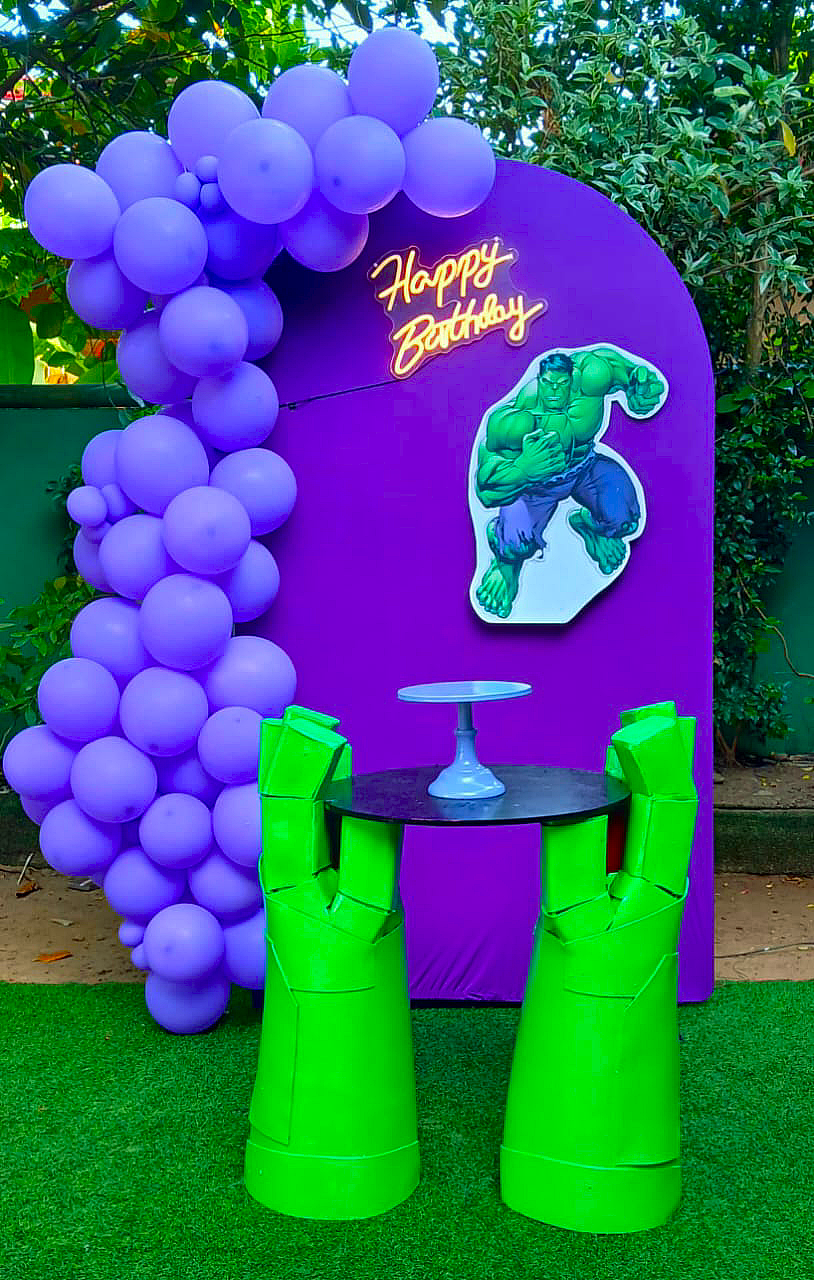 Hulk Theme SetUp / Super Hero / Green / Purple