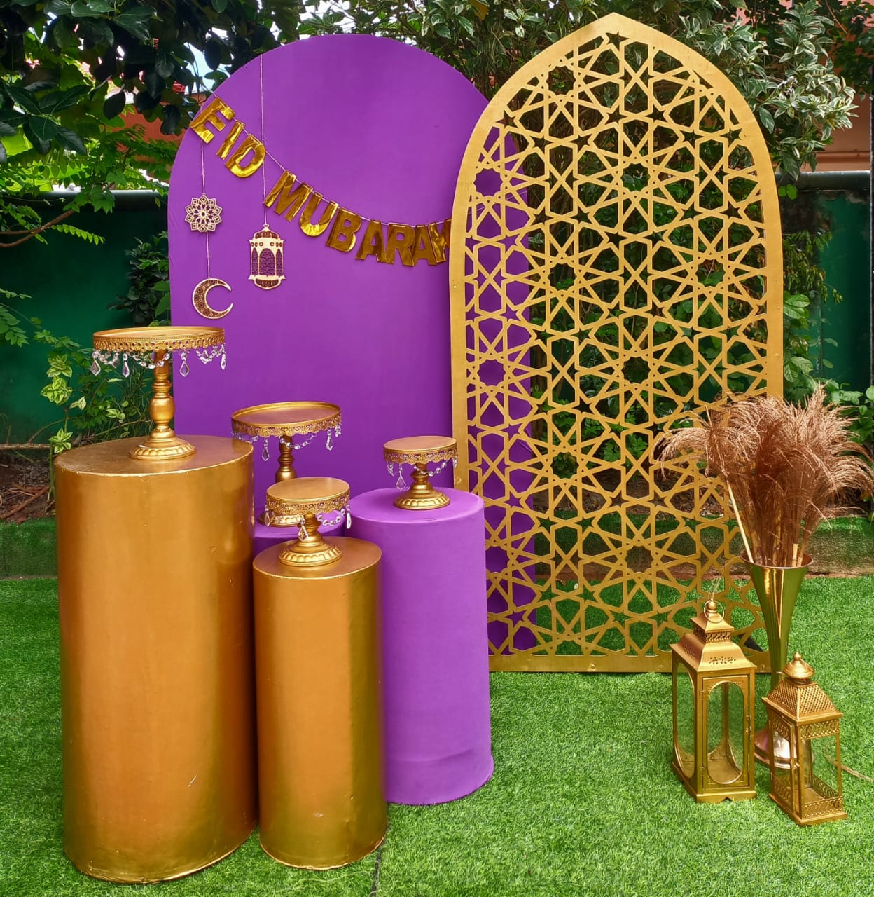 Eid SetUp 16  / Purple / Gold / Ramadan