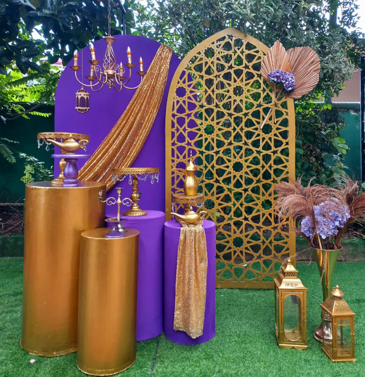 Eid SetUp 17 / Purple / Gold / Ramadan