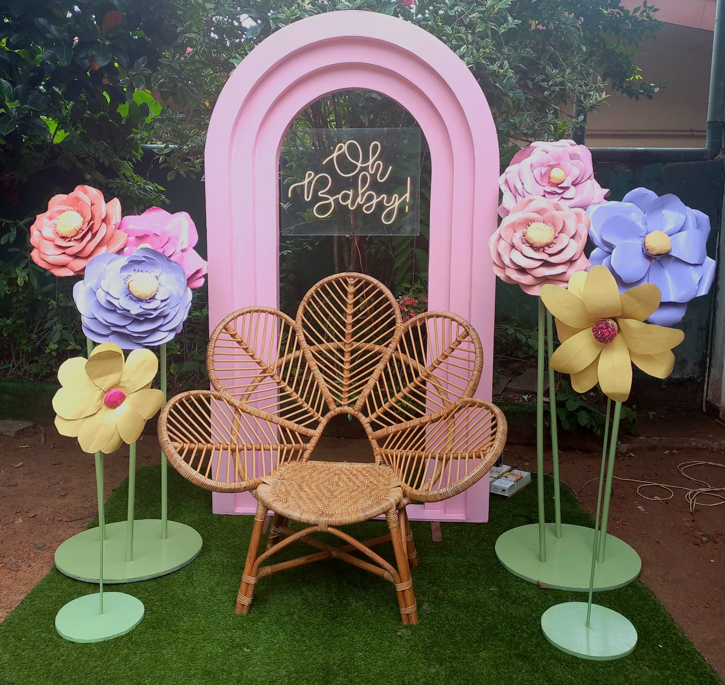 Baby Shower  SetUp / Pink / Floral