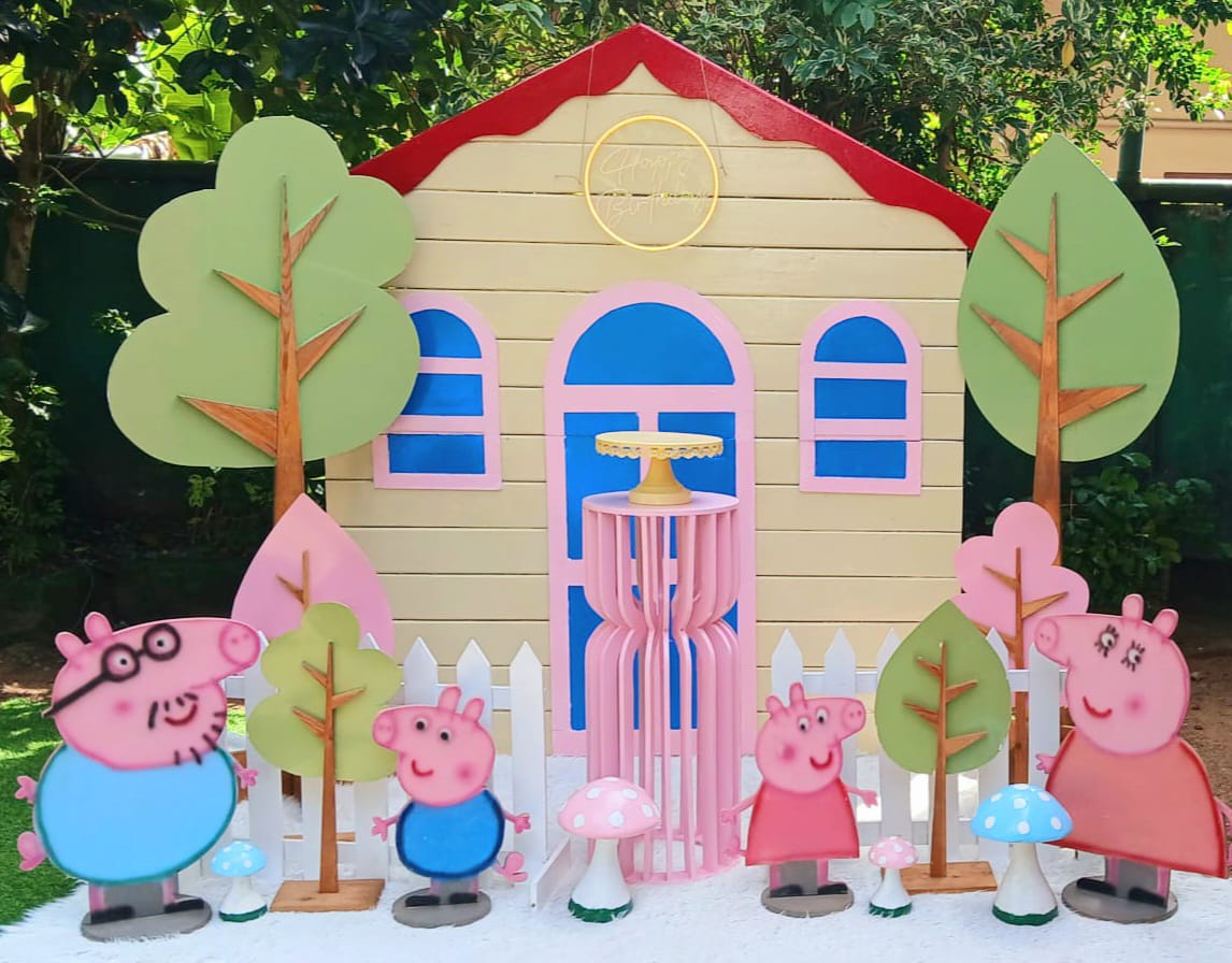 Peppa Pig Theme SetUp 02 / Pink / Yellow / Blue / Green