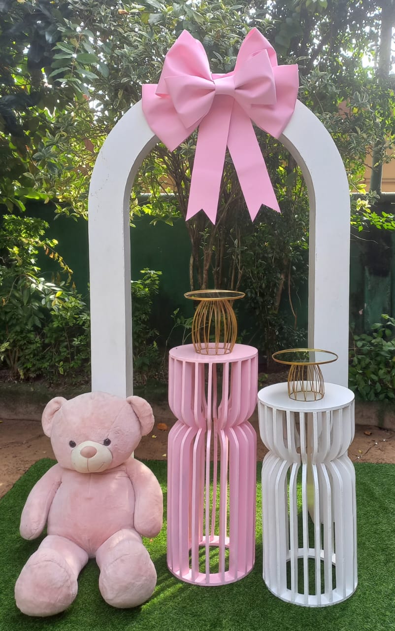 Teddy Theme SetUp / Bow / Pink / White