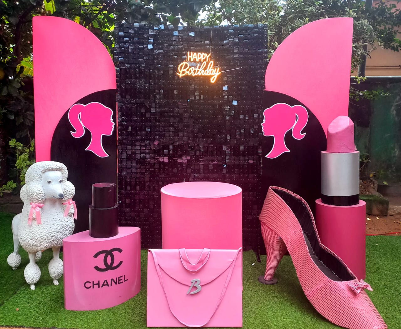Barbie Theme SetUp 05 / Hot Pink / Black