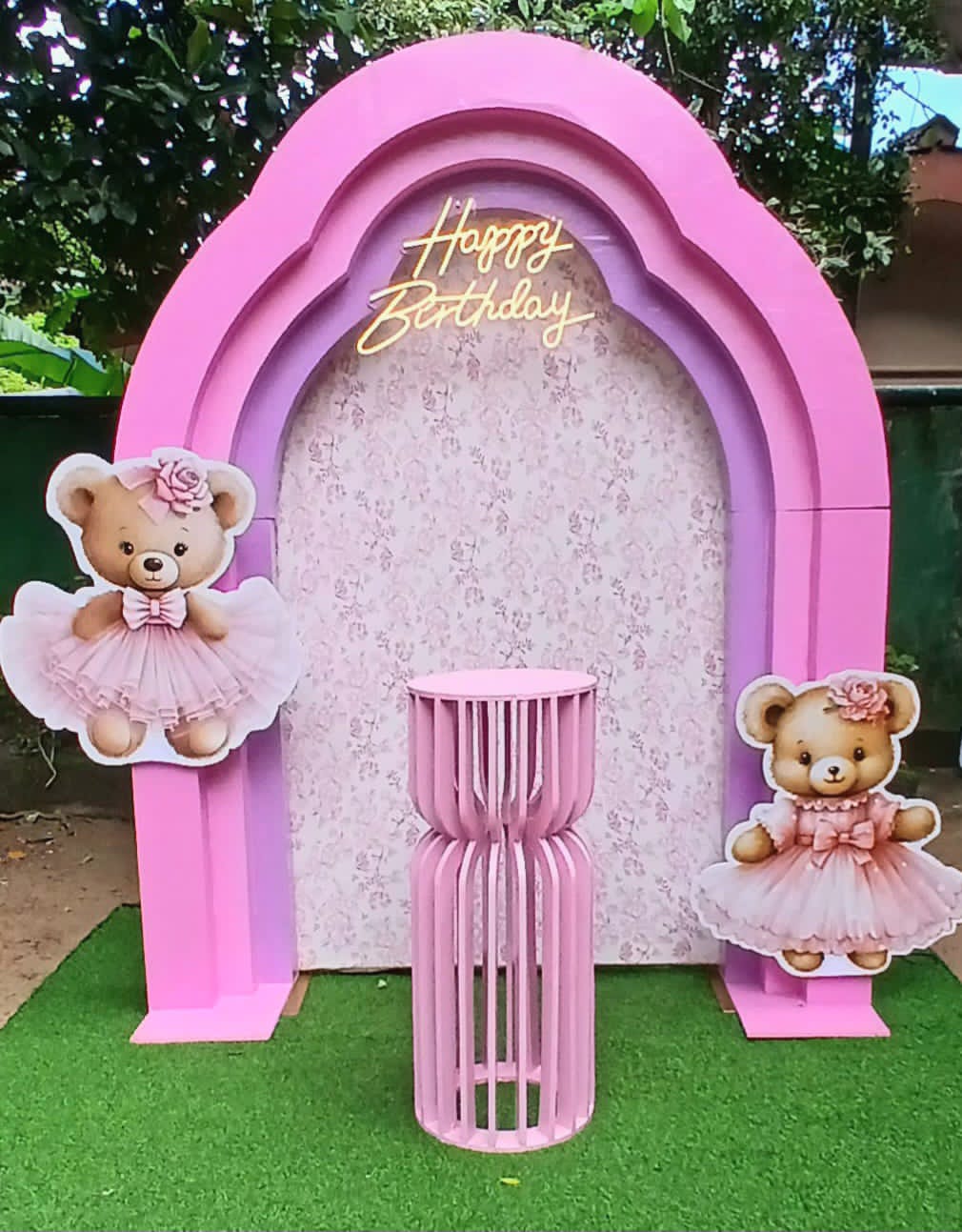 Pink Theme SetUp / Teddy / Pink / Purple