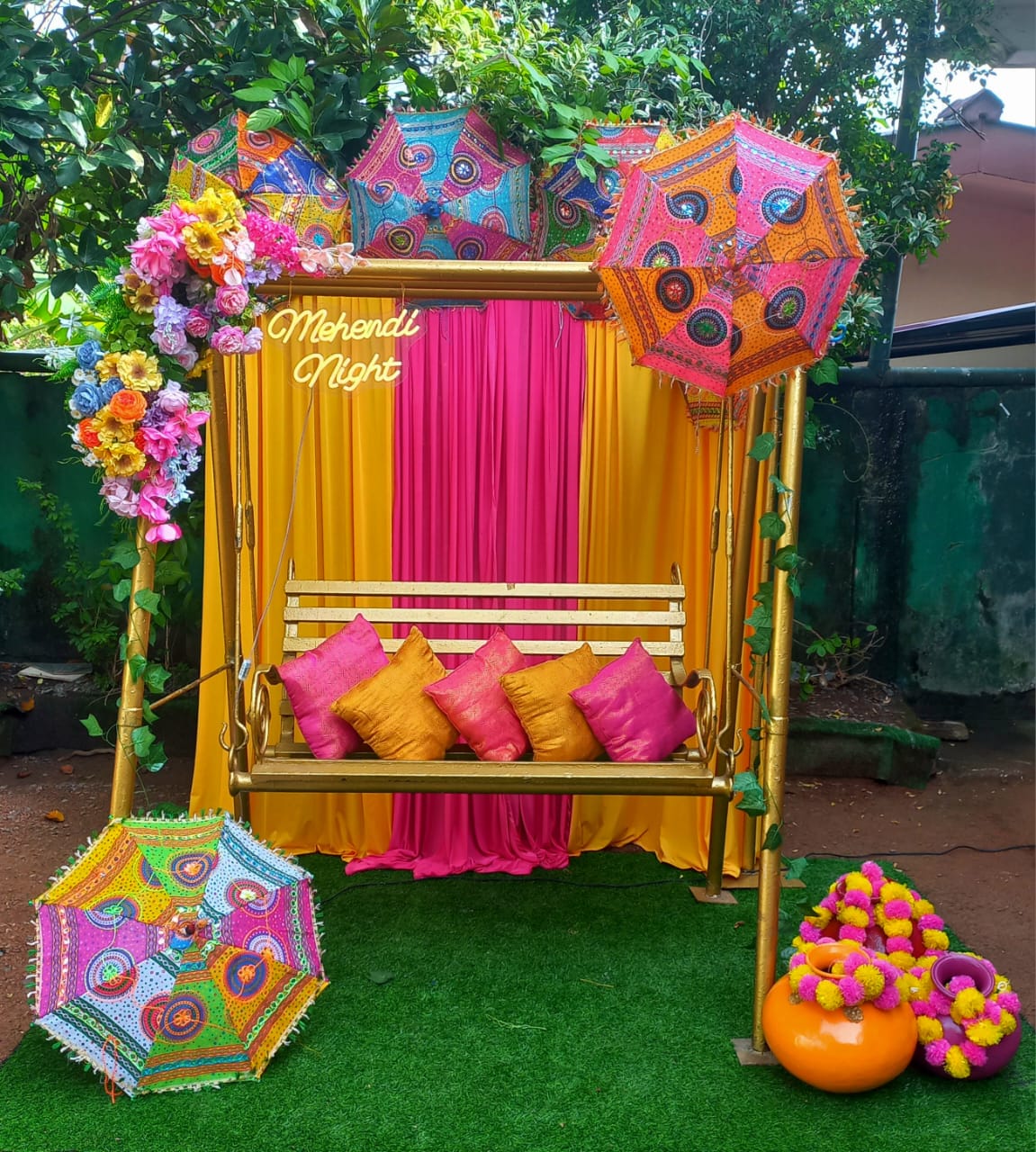 Mehendi SetUp / Magenta / Yellow / Marigold