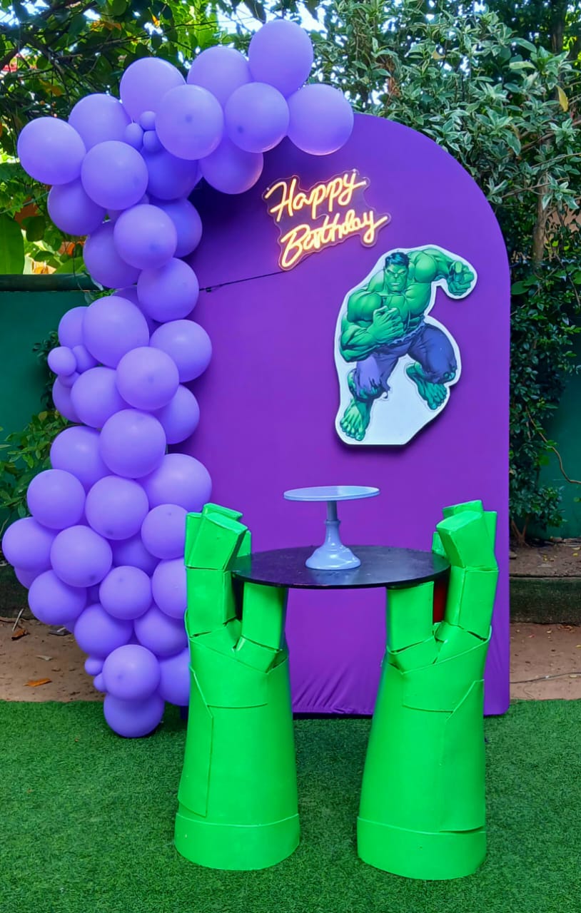 Hulk Theme SetUp / Super Hero / Green / Purple