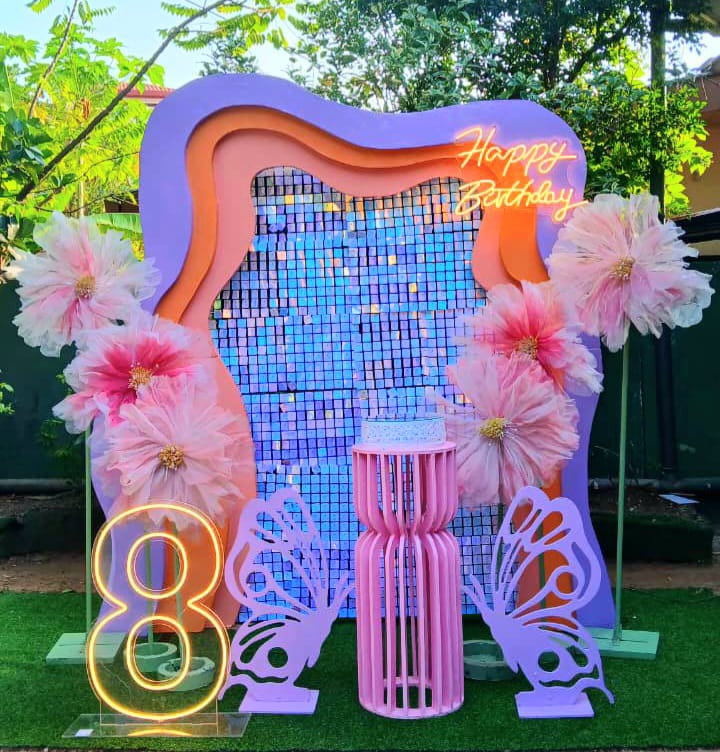 Pastal Theme SetUp / ButterFly / Pink / Purple / Orange / Peach