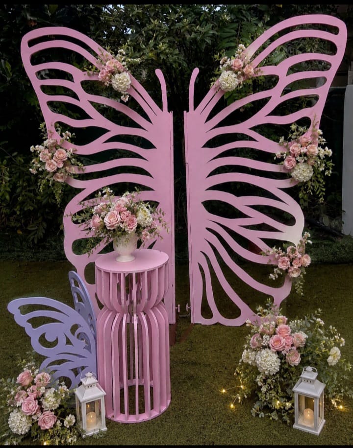 ButterFly Theme SetUp / Pink / Flower / Floral