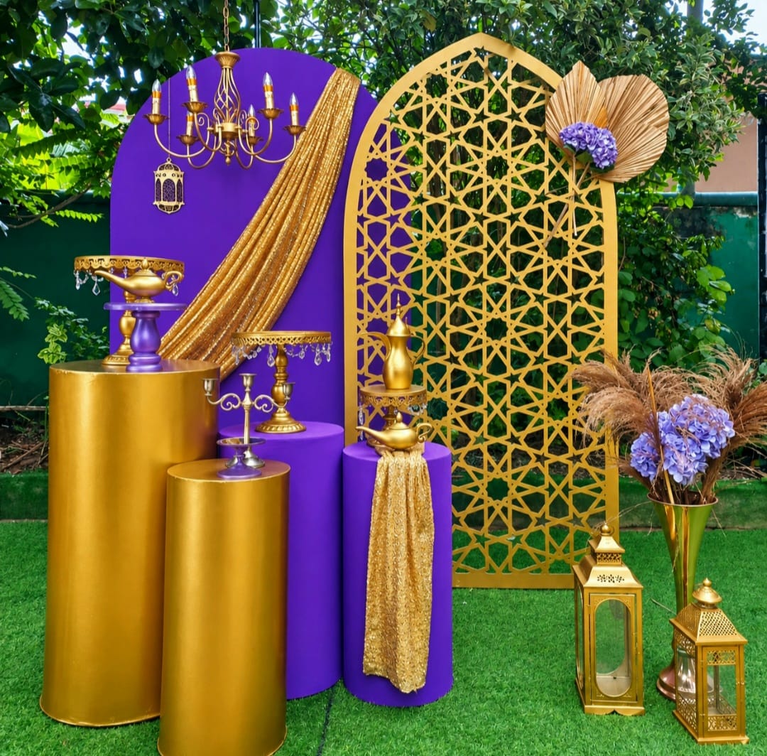 Eid SetUp 17 / Purple / Gold / Ramadan