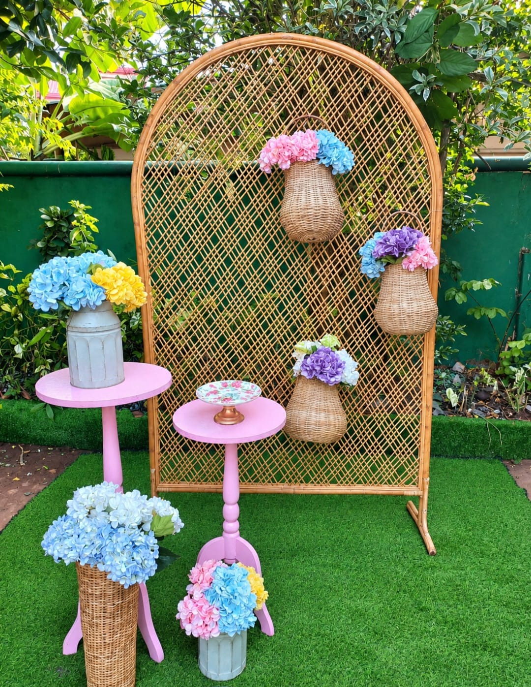 Floral  / Flower / Rattan / Pink Theme SetUp 04