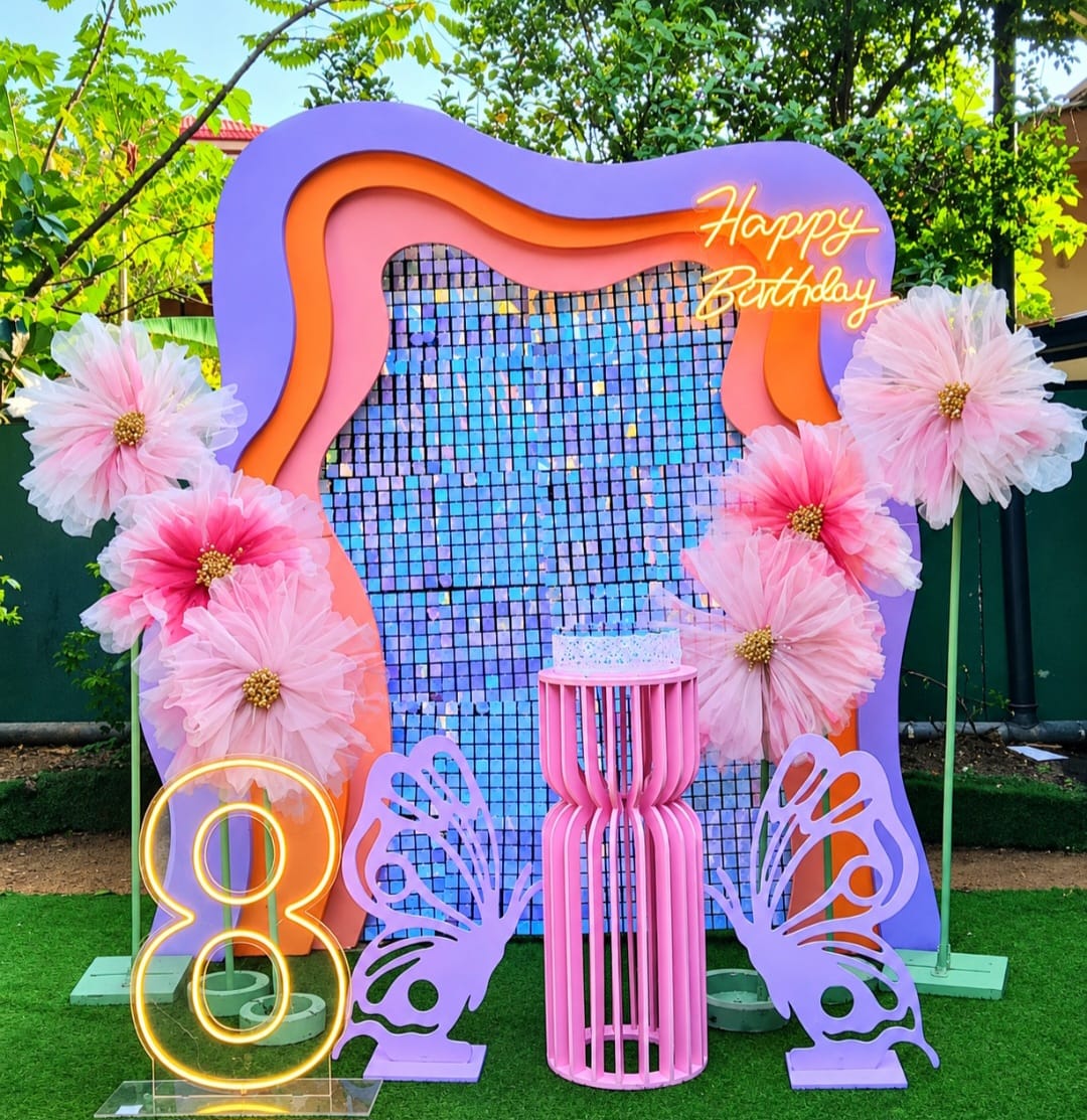 Pastal Theme SetUp / ButterFly / Pink / Purple / Orange / Peach