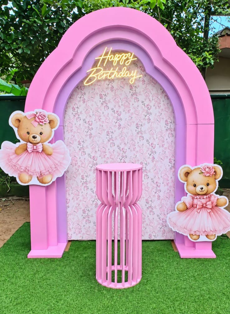 Pink Theme SetUp / Teddy / Pink / Purple
