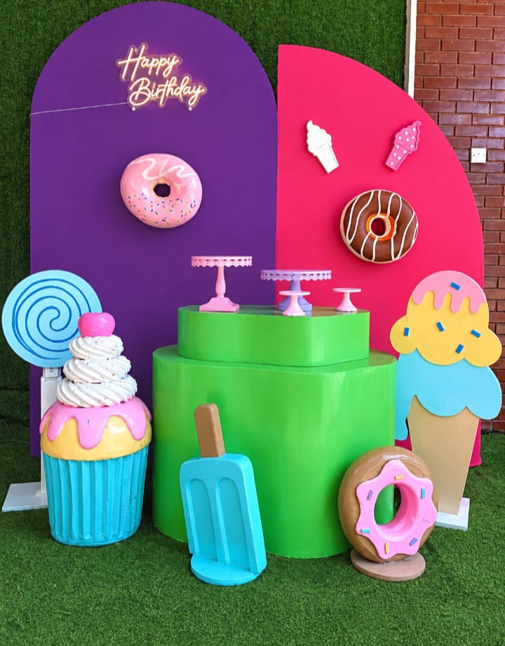 Candy Theme SetUp / Pink / Purple / Yellow