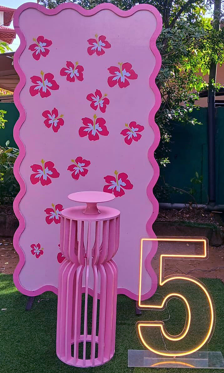 Pink Theme SetUp / Hot Pink ( Without Sticker Prints )