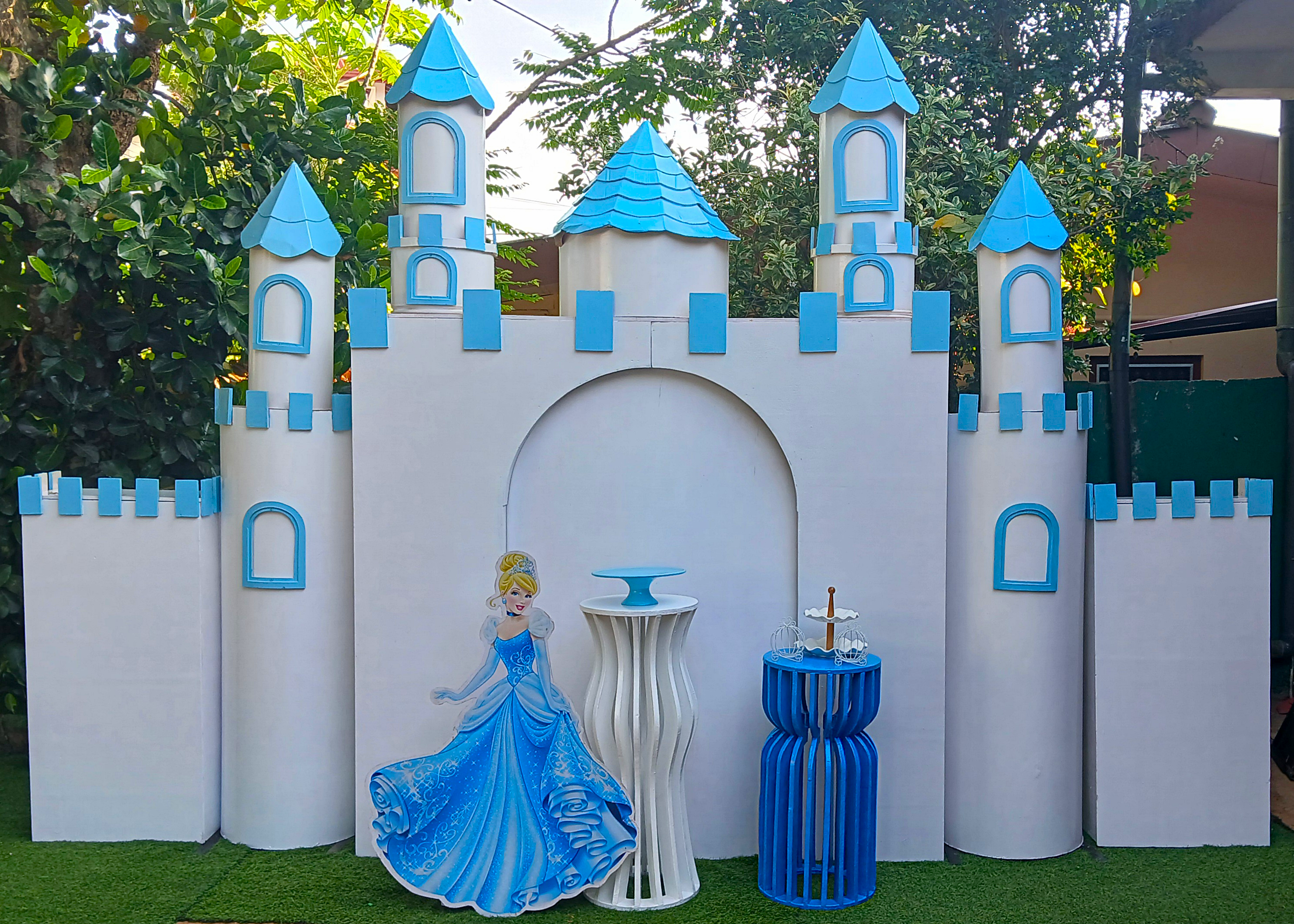 Princess Theme SetUp / Cinderella / Blue / White