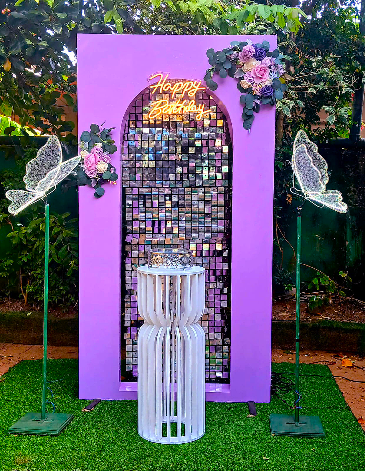 Purple Theme SetUp / ButterFly / Floral / Flower