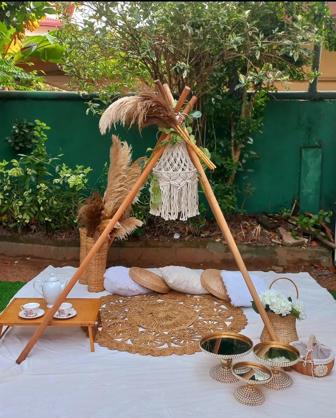 EID SetUp 15 / Rattan / Pearl / White / Gold / Ramadan