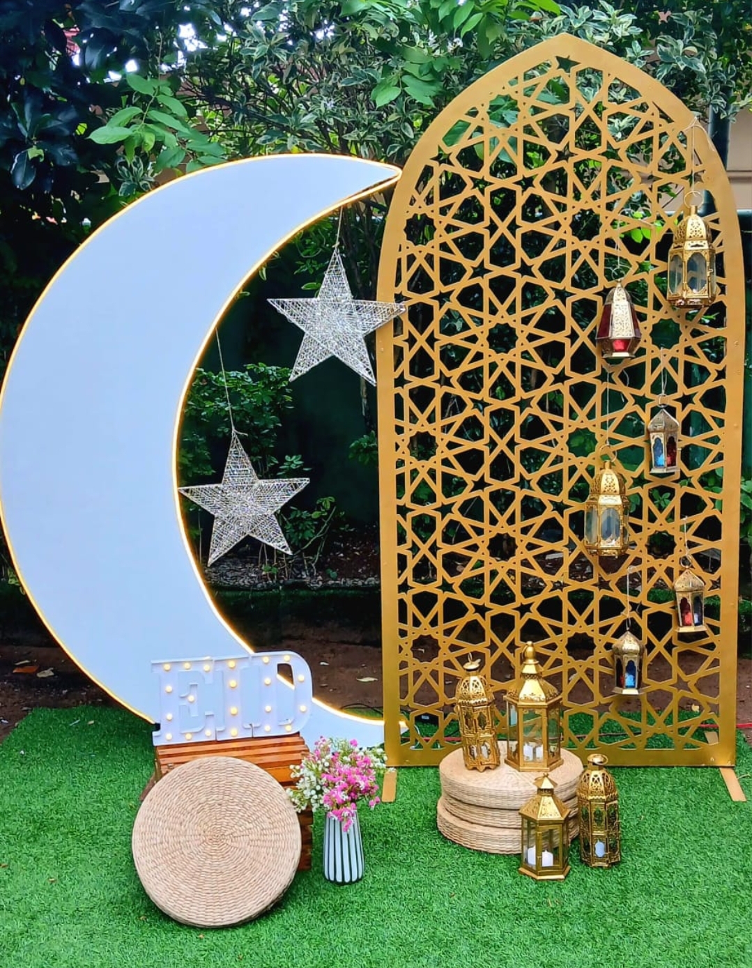 EID SetUp 21 / Gold / White / Lantern / Ramadan