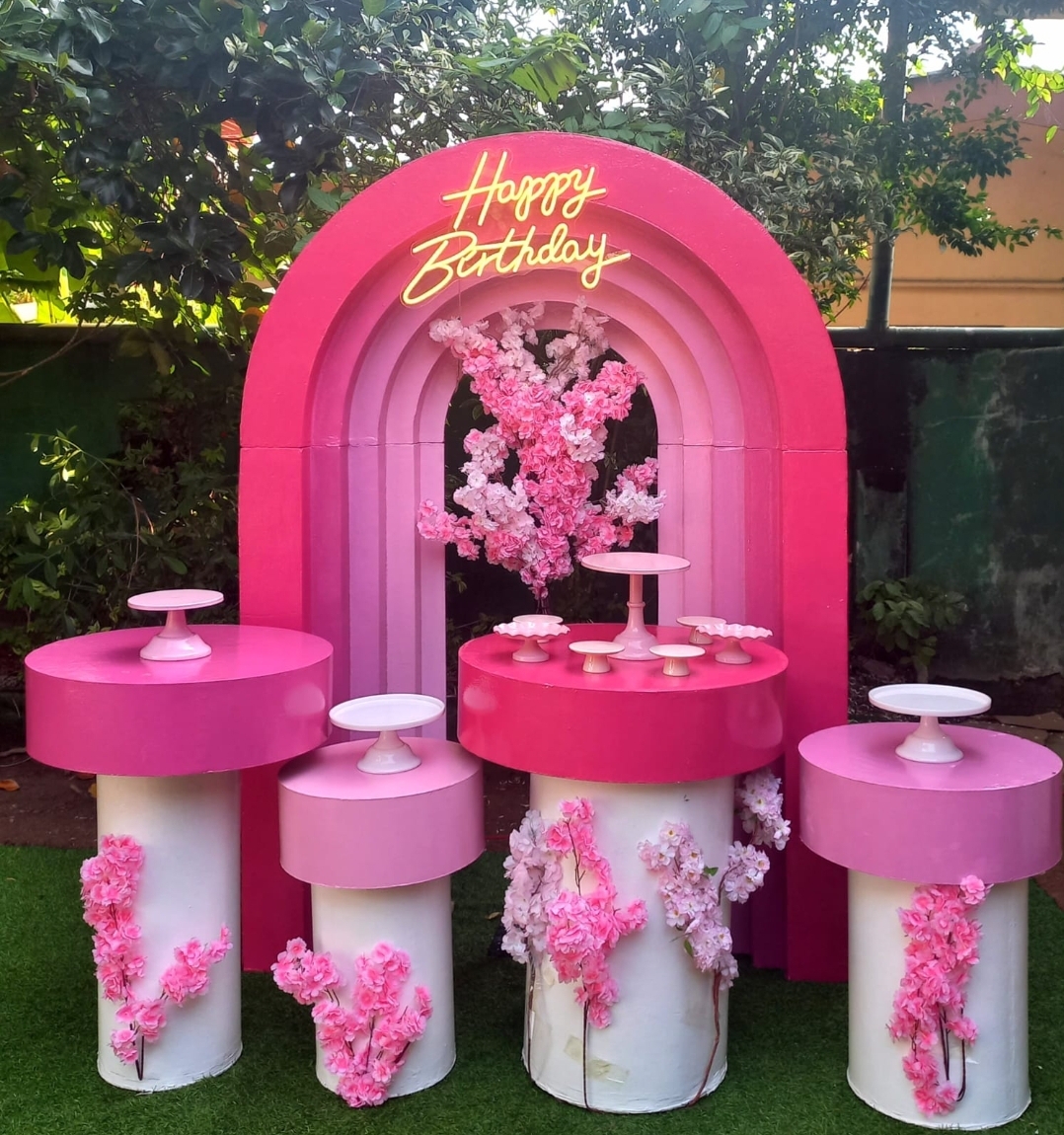 Floral Theme SetUp / Pink / White / Cherry Blossom